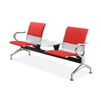 Banc de salle d'attente avec table basse et accoudoirs - Sièges d'entrée durables pour aéroport, bureau, banque, hôpital, école et salon de coiffure