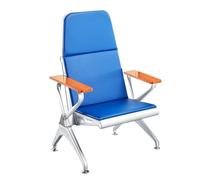 Banc de salle d'attente en cuir PU avec support amovible pour hôpital et clinique, idéal pour les espaces invités