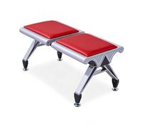Banc de salle d'attente en cuir synthétique - Siège confortable pour les cliniques, hôpitaux, banques, aéroports - Chaise de réception durable