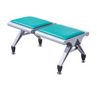 Banc de salle d'attente en cuir synthétique - Sièges de bureau durables pour cliniques, aéroports, banques et hôpitaux - Chaise de réception confortable pour les zones d'attente