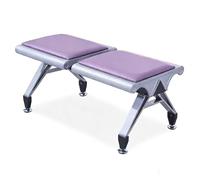 Banc de salle d'attente en cuir synthétique - Sièges de bureau durables pour cliniques, aéroports, banques et hôpitaux - Chaise de réception confortable pour les zones d'attente