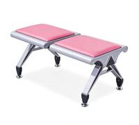 Banc de salle d'attente en cuir synthétique - Sièges de bureau durables pour cliniques, aéroports, banques et hôpitaux - Chaise de réception confortable pour les zones d'attente