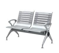 Banc de Salle d'attente résistant avec accoudoirs et Dossier - Siège Confortable pour Les Clients des cliniques, aéroports, hôpitaux et Salons de Coiffure - Mobilier d'accueil idéal