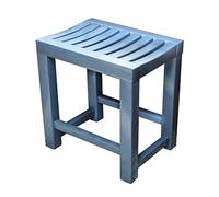 Banc de salle de bain imperméable - Chaise de douche antidérapante avec étagère Sto, idéal pour la baignoire et les petits, parfait pour le rasage des jambes, utilisation en intérieur/extérieur