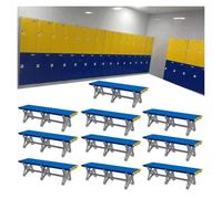 Banc de salle de bain imperméable et tabouret de piscine, siège à langer en plastique ABS pour l'école et l'usine, idéal pour se reposer et changer de vêtements