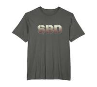 Banc de squat SBD Deadlift Powerlifting T-Shirt