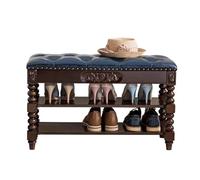 Banc de Support à Chaussures Tabouret à langer en bois nordique portant des tabourets à chaussures stockage à domicile tabouret de rangement porte peut s'asseoir armoire à chaussures Banc d'entrée pou