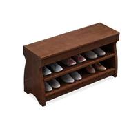 Banc de Support à Chaussures Tabouret à langer en bois simple porte de maison moderne peut être renversé tabouret de chaussure de stockage type assis portant un tabouret de chaussure Banc d'entrée pou