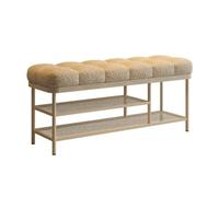 Banc de Support à Chaussures Tabouret à langer nordique porte d'entrée de la maison banc créatif chaussure tabouret entrée tabouret stockage étagère à chaussures Banc d'entrée pour Vestiaire(A,M 100cm