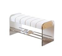 Banc de Support à Chaussures Tabouret de changement de chaussure créatif de luxe léger banc acrylique transparent chambre vestiaire porte de maison simple portant un tabouret de chaussure Banc d'entré