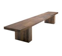 Banc de table de salle à manger en bois massif moderne avec design sans accoudoirs, banc de plantes robuste et stable pour couloir, bout de lit, cuisine, foyer