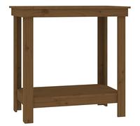 Banc de travail Marron miel 80x50x80 cm Bois de pin massif