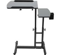 Banc de travail pour tatouage, réglable en hauteur, design double banc de travail, noir