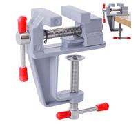 Banc De Travail Vice | Pince Portable En En En Aluminium Polyvalent | Outil Fixe Léger Pour La Maison Extérieur Mini Petit Pain De Table De Table De Banc De Nez Plat Vice