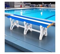 Banc de vestiaire imperméable antidérapant avec lattes en plastique ABS, tabouret de repos durable pour salle de sport et salle de bain