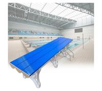 Banc de vestiaire, imperméable et antidérapant en plastique ABS pour salle de sport, salle de bain, piscine et dressing public
