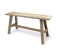 Banc décoratif en bois ancien - Banc de fleurs L 58 x H 27 x P22 cm