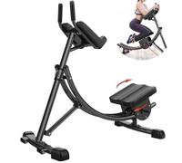 Banc d'entraînement AB Machine d'entraînement abdominale, appareil d'entraînement abdominal pliable, montagnes russes pour la pratique des muscles abdominaux, équipement de sport unisexe