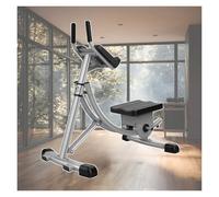 Banc d'entraînement abdominal pliable, appareil d'entraînement abdominal portable for salle de sport et maison(Silver)