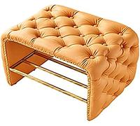 Banc d'entrée avec rangement à chaussures en cuir, siège rembourré pour plus de confort, décoration moderne pour couloir