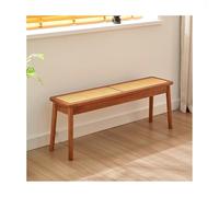 Banc d'entrée en rotin tissé - Cadre en bois massif, coins arrondis pour plus de sécurité, siège polyvalent pour couloir, salon, chambre à coucher