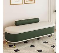 Banc D'entrée Moderne D'intérieur, Structure en Bois Massif, Revêtement en Similicuir, Pieds en Métal, Assise avec Dossier, Rangement Dissimulé, Idéal pour Le Salon(K,60 * 43 * 52cm/24 * 17 * 20in)