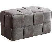 Banc d'entrée, repose-pieds rembourré en velours côtelé, ottomane rembourrée pour chambre à coucher, salon, foyer, vestiaire, couloir