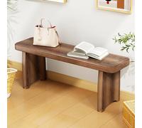 Banc d'entrée rustique en bois d'orme long tabouret en bois pour salon, chambre à coucher, couloir et à côté du lit Siège à langer élégant pour décoration intérieure de la maison