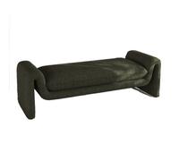 Banc d'entrée Tabouret de bout de lit de style moyen-âge, banc long for vestiaire, chambre à coucher, canapé de bout de lit, tabouret de canapé de bout de lit rétro simple Banquette(Dark Green,Moyen)