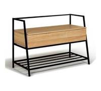 Banc d'entrée TIM design industriel Noir G