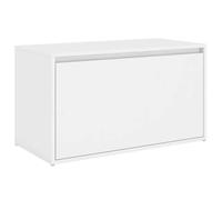 Banc d'entrée - UU - 80x40x45 cm - Blanc - Bois d’ingénierie LL099367