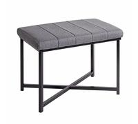 Banc Design "Elisabeth" 59cm Gris & Noir
