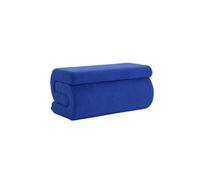 sweeek - Banc Design revêtement Bouclette Bleu 1-2 Places L 92 x P 50 x H 45cm - Sasha