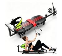Banc D'étirement du Dos avec Rouleau,Correcteur De Posture par Traction Cervicale,Table D'inversion D'entraînement pour La Salle De Sport,L'étirement Et La Relaxation du Corps