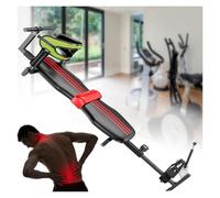Banc D'étirement du Dos avec Traction Cervicale,Correcteur De Posture par Traction Cervicale,Table D'inversion D'entraînement,Hauteur Réglable De 145 À 185 Cm,Supporte 330lbs