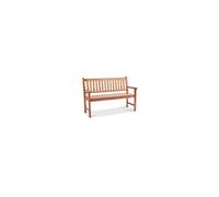 VEVOR Banc d'extérieur, 127 cm, banquette de jardin en bois pour l'extérieur, jusqu'à 363 kg de charge, banc de jardin extérieur avec dossier et accoudoirs, banc de terrasse pour jardin, parc, cour