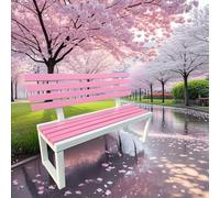 Banc d'extérieur durable avec assise confortable, idéal pour les jardins et les espaces publics