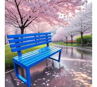 Banc d'extérieur durable avec assise confortable, idéal pour les jardins et les espaces publics