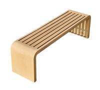 Banc D'extérieur En Bois, Banc De Loisirs D'extérieur Moderne Et Minimaliste, Résistant À La Pluie Et Au Soleil, Adapté Aux Parcs, Aux Communautés Résidentielles(Style B,180cm/70.9in)