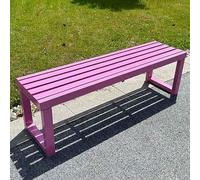 Banc d'extérieur en métal durable pour parc, terrasse et espaces publics, grande capacité de charge