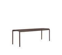 Ferm Living Banc de jardin 130cm chocolat noir LxHxP 130x45x39,8cm