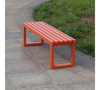 Banc d'extérieur sans dossier, résistant aux intempéries et durable pour jardin, porche, cour, patio, parc - Solution d'assise élégante