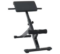 Banc d'hyperextension Noir 100,5 x 70 x 78 cm vidaXL