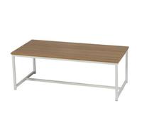Banc d'intérieur 2 places design industriel Beige, L. 120 x l. 35 x H. 46 cm, CASA BLANCA