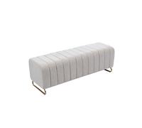 Banc Eli - - Blanc - Tissu