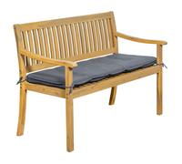 Banc En Acacia Similan - Coussins Gris Gris