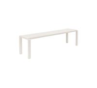 Banc en aluminium blanc, 3 places - Zuiver, Vondel - 175x45x45 cm