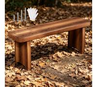 Banc en Bois, Banc de Jardin pour Intérieur et Extérieur, 60 80 90 100 120 150cm Étagère à Plantes Look Vintage, Banc en Bois Massif pour Entrée, Bout de lit, Couloir, Salle à Manger(L80xW20xH35cm)