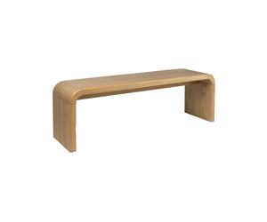 Banc en bois brun Brave