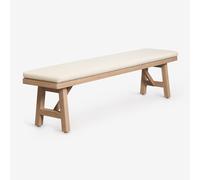 Banc en bois d'acacia Dubaï Acacia Rustique Marron